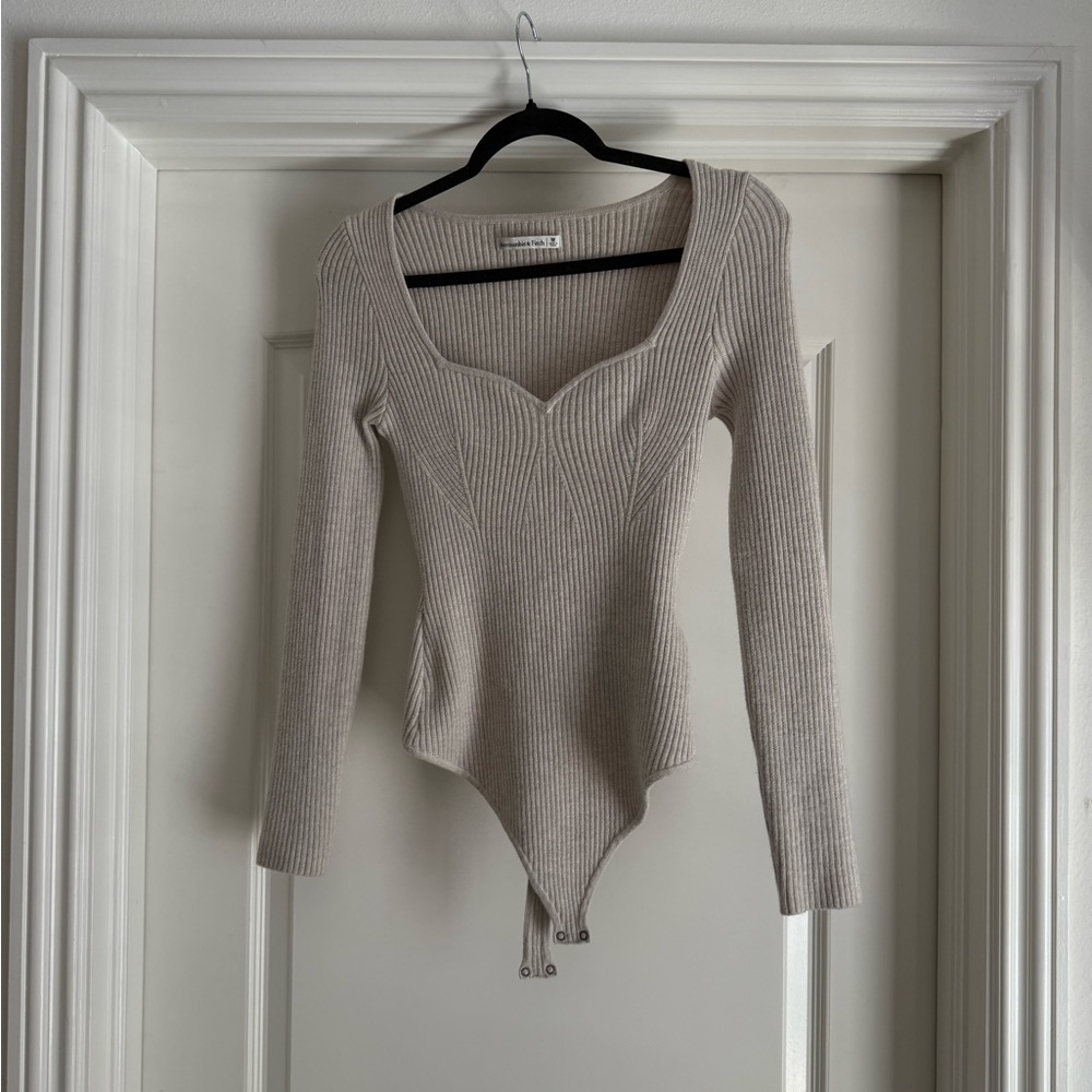 Abercrombie Sweetheart Sweater Bodysuit